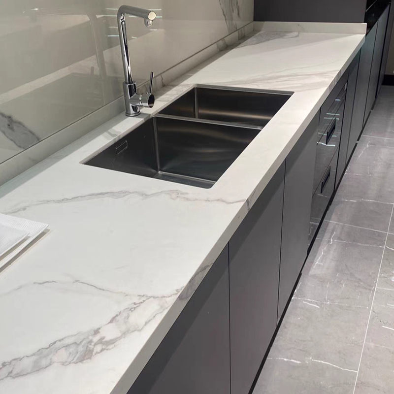 维修改造岩板大理石天然台面定做整体翻新门板台面