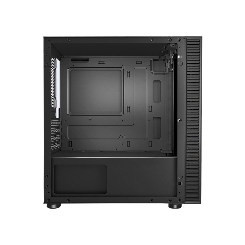 航嘉bu420小人物 台式机电脑家用办公小机箱matx静音防尘水冷背线