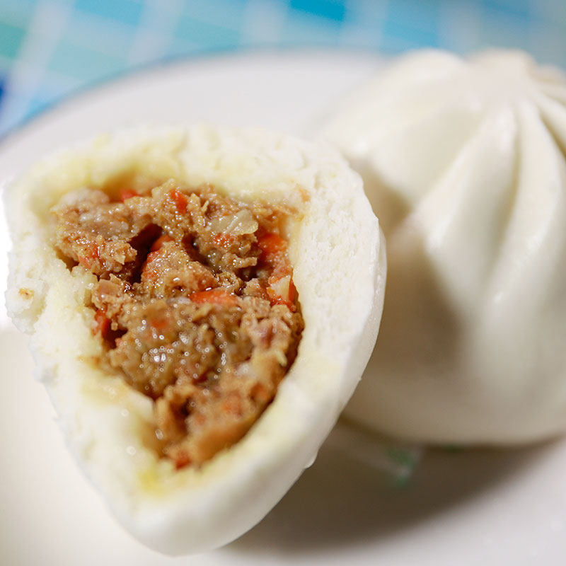 10袋包邮 新品早餐咖喱牛肉包包子成品面点冷冻早点酒店80g*10个