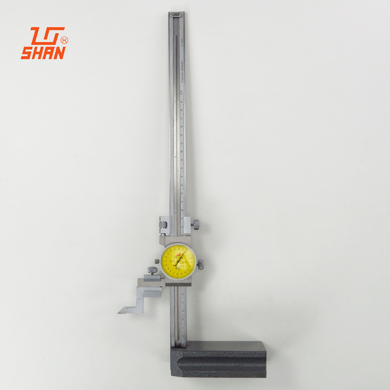 带表桂林桂量高度尺度尺0200300mm高度游标卡尺002mm带表卡尺
