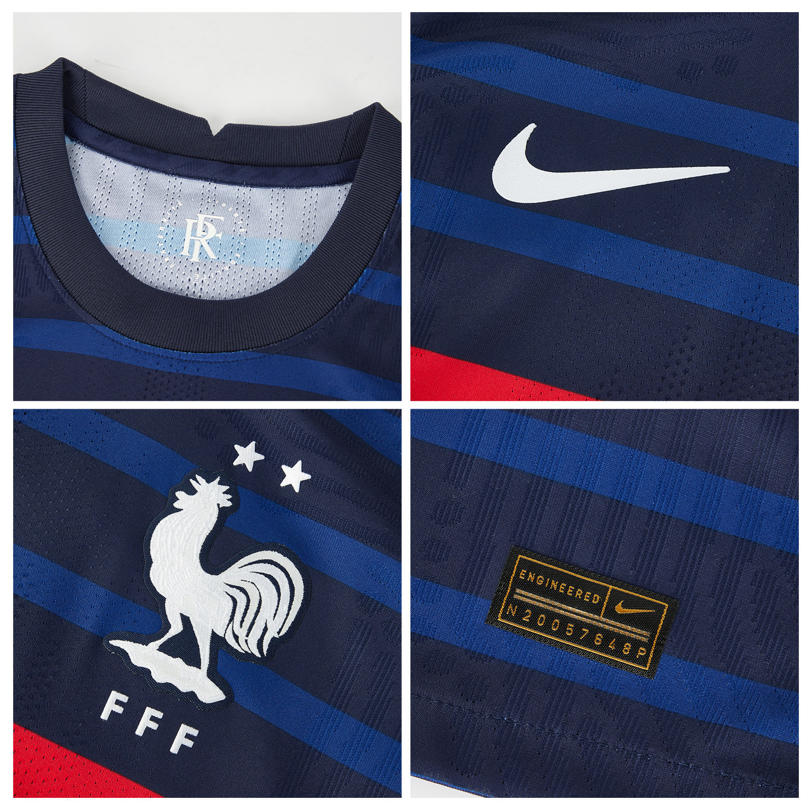 sfs耐克正品 2021欧洲杯法国队主场球衣 球员版足球服 cd0586-498