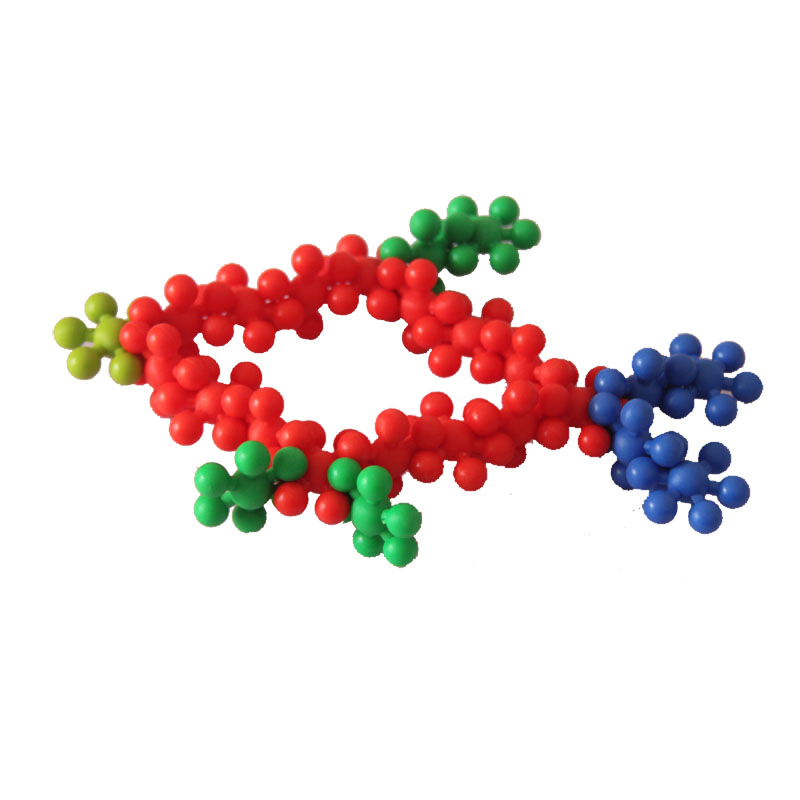 积木拼插梅花塑料儿童智力玩具幼儿桌面益智拼装塑料积木