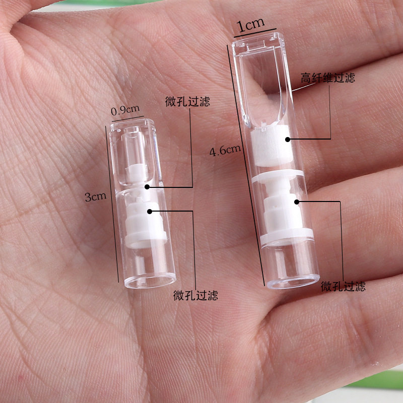 一次性烟嘴双重高效过滤健康环保粗细两用滤嘴烟斗