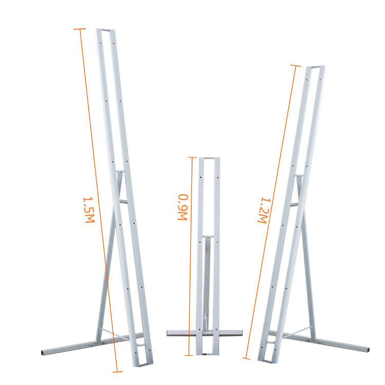 方管kt广告立牌人形婚礼支撑加厚支架立人x展架