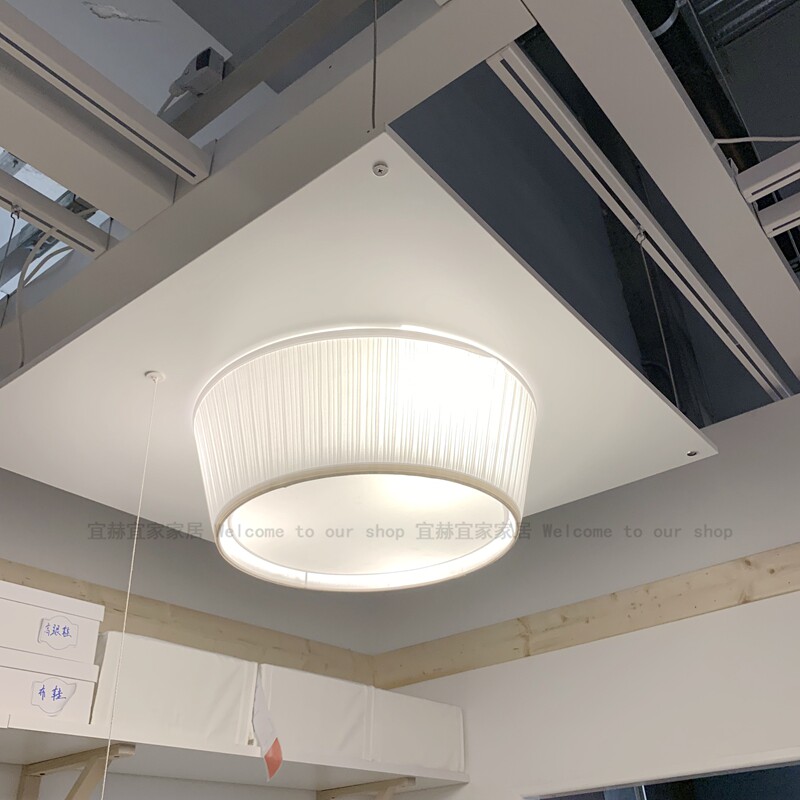 宜家灯罩圆形顶灯简约灯简客厅卧室ikea灯具餐厅