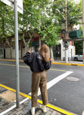 墨尔本街头~美式薄棉刺绣飞行夹克 墨尔本街头~美式薄棉刺绣飞行夹克