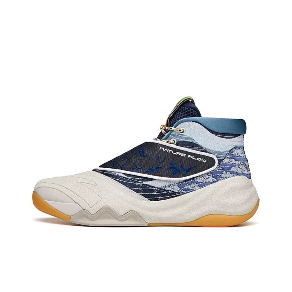 安踏kt6运动鞋高帮耐磨减震实战战靴球鞋汤普森篮球鞋