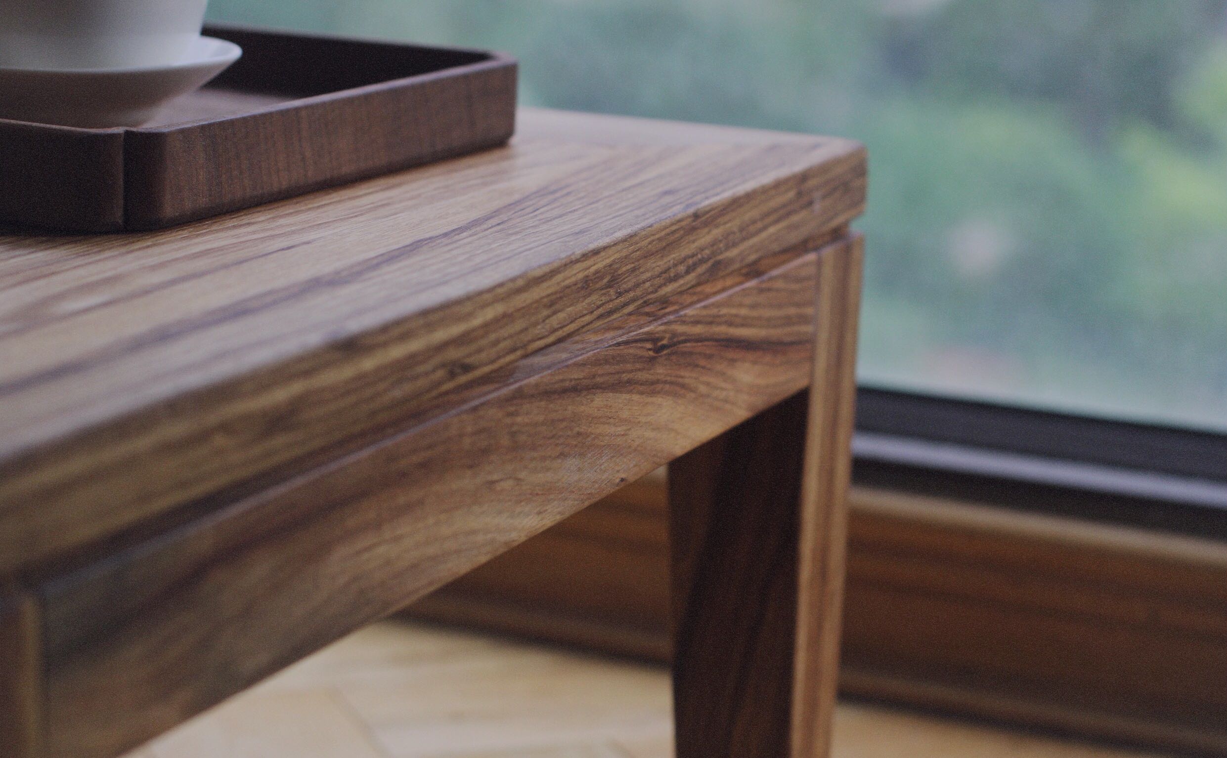 席地而坐茶几矮桌乌金金木手工榫卯结构实木茶桌茶几