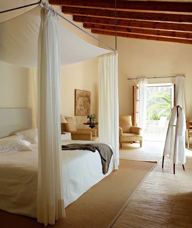 自然流盼布艺定制东南亚亭子床幔户外防水装饰床幔