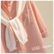 Pink shawl mid-length shirt skirt female 2020 autumn new Korean loose casual shirt can wear cardigan Pink shawl mid-length shirt skirt female 2020 autumn new Korean loose casual shirt can wear cardigan