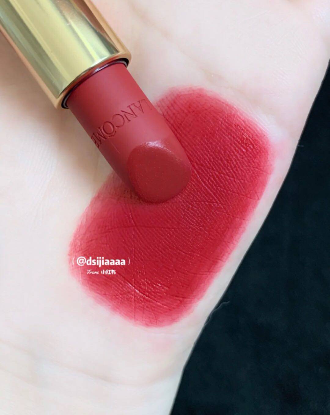 新版兰蔻粉金壳柔雾哑唇膏丝绒口红持久包邮唇膏