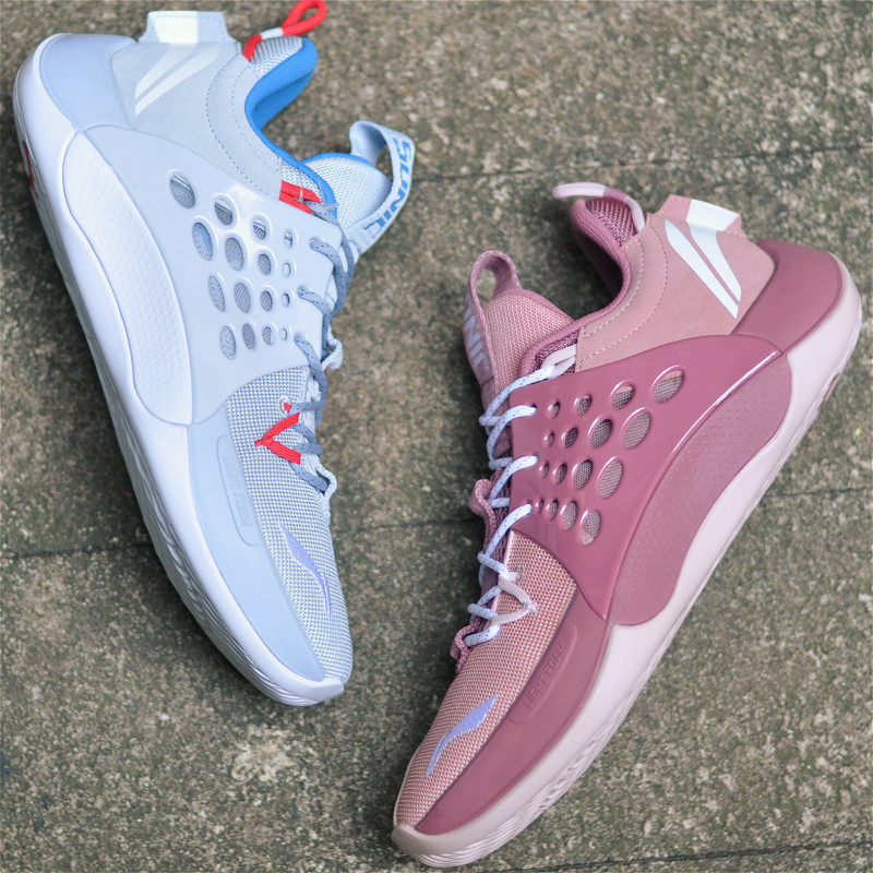 李宁音速7代低帮2019新款缓震校园实战耐磨篮球鞋