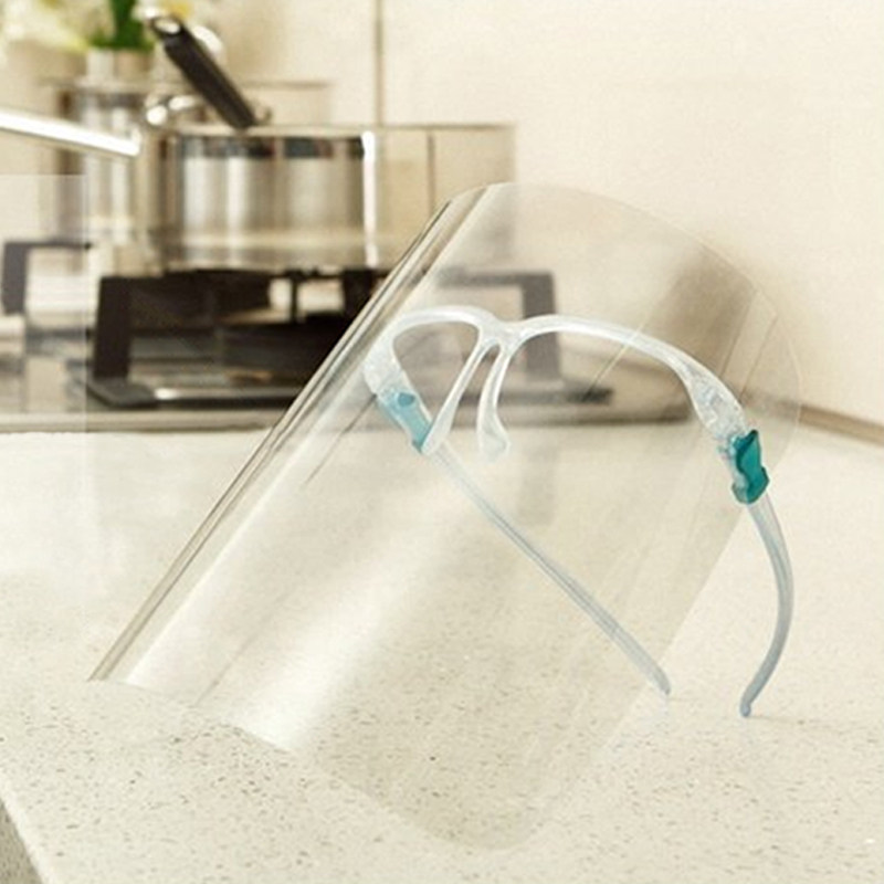 面罩炒菜防油厨房油烟护肤双面唾沫飞溅卫生防护面具