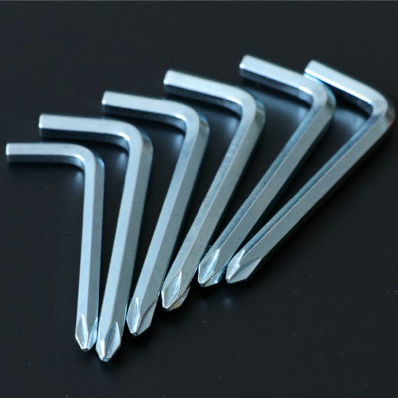 扳手六角十字拐角家具滑板车批头螺丝刀4mm5mm内六角扳手