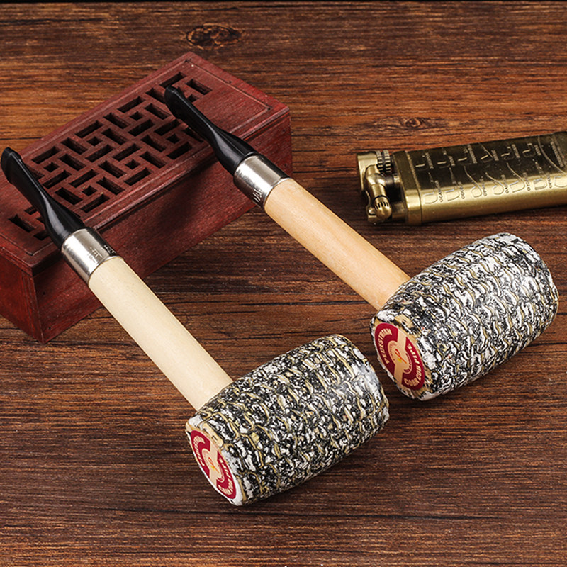 玉米密苏里同款乡绅酒桶烟斗3mm烟道手工便携烟斗