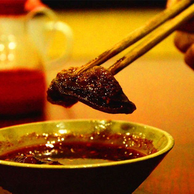 陕西特产宁强大安根面角野生蕨根美食小吃根面饺酸辣味带调料真空