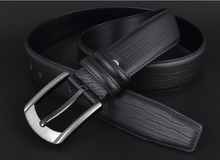 皮带森达男士腰带真皮针扣正宗牛皮腰带