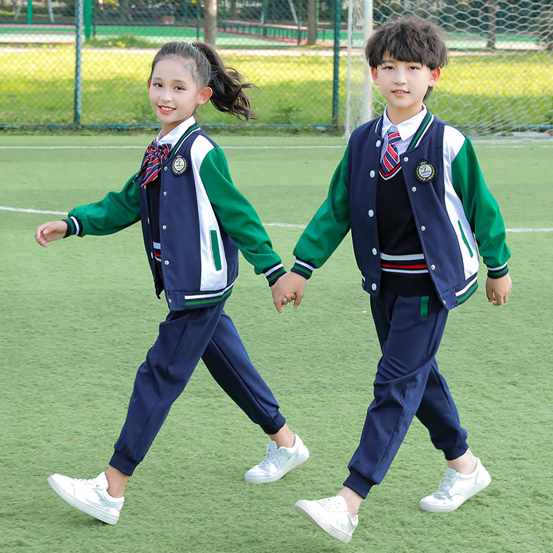 小学生校服春秋秋季套装学院风儿儿童一年级班服校服