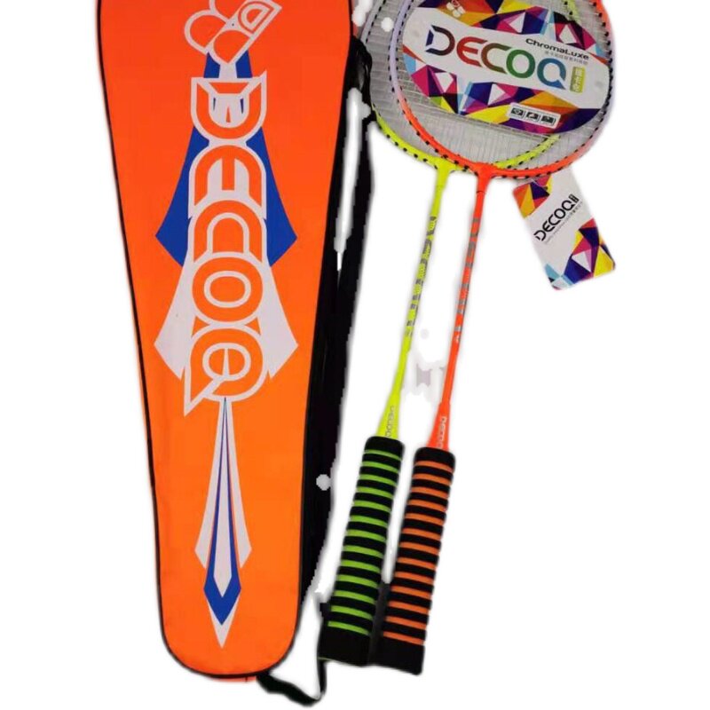 迪卡克c005羽毛球拍海绵新年快乐运动达人训练比赛学生党羽毛球拍