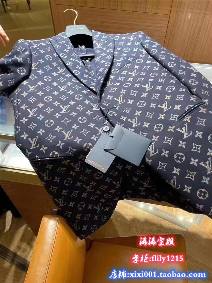 *浠浠空姐*路易威登LV 21年秋冬男士 FACE 纯棉双面夹克 1A8X4F