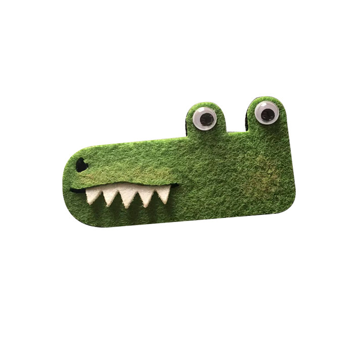 可爱多麻麻手工饰界韩国毛毡卡通动物头饰鳄鱼发饰