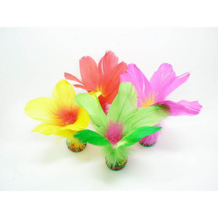 毽子荷花毽球成人中小学生民间运动全店满20元包邮