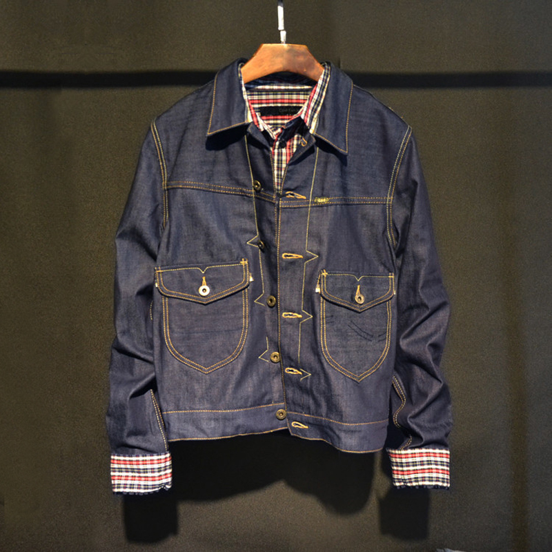 lee男装101+系列修身原色男士牛仔夹克 复古外套L14034P59T29