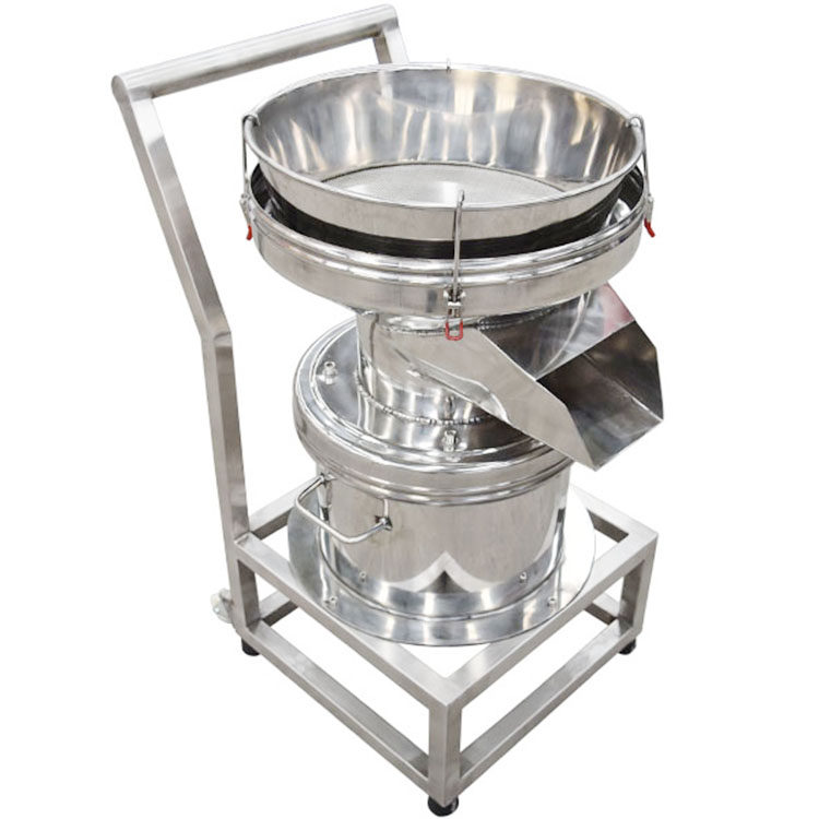 带推车电动包邮450振动筛 果汁乳胶漆面酱筛选机 家用豆浆过滤机