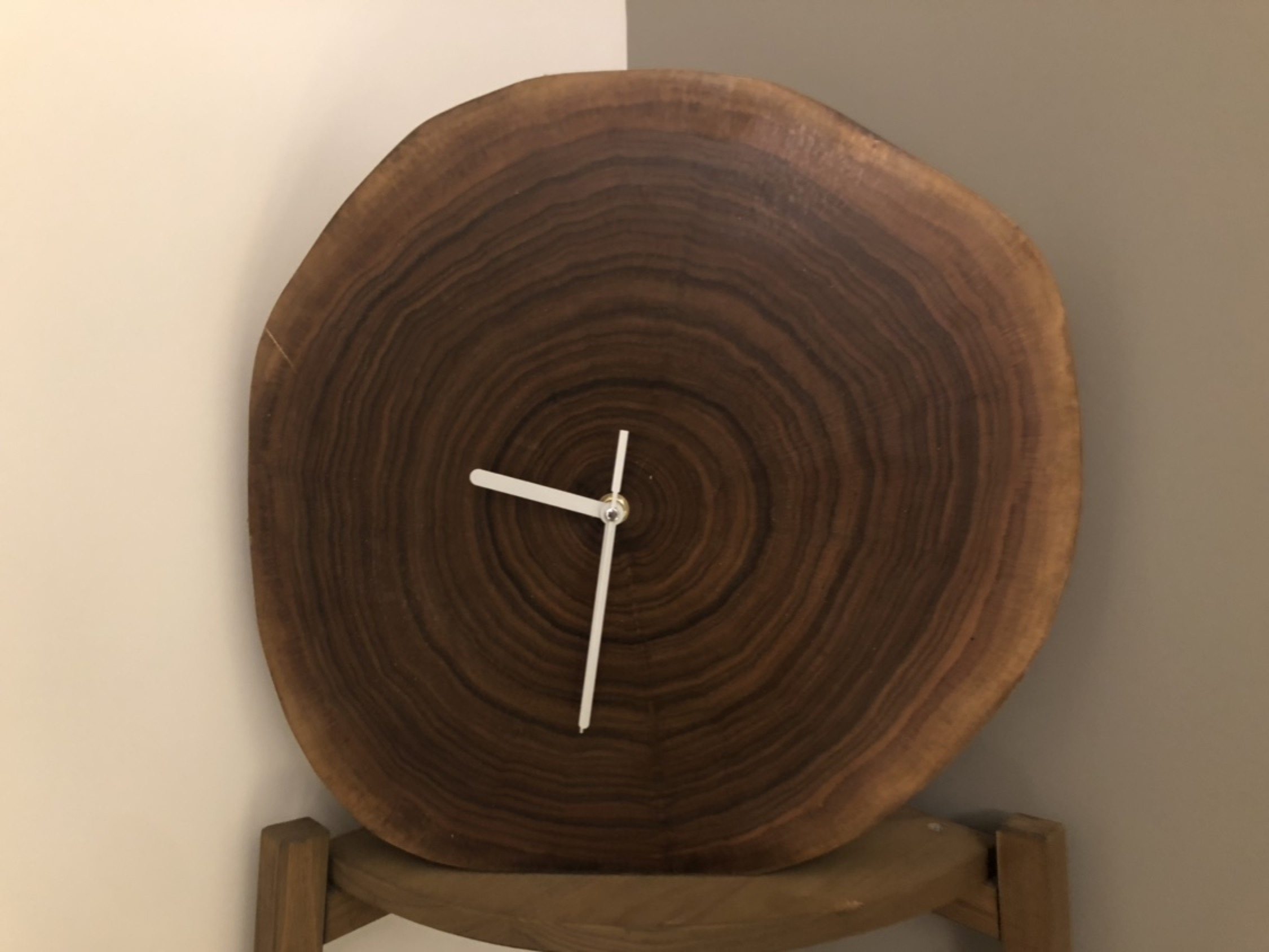 天然横切面端纹木皮 纯实木 天然年轮木皮