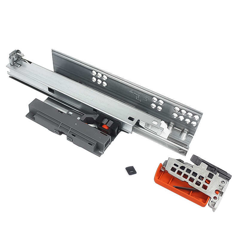 百隆blum原装导轨全拉反弹触碰开启承重抽屉导轨