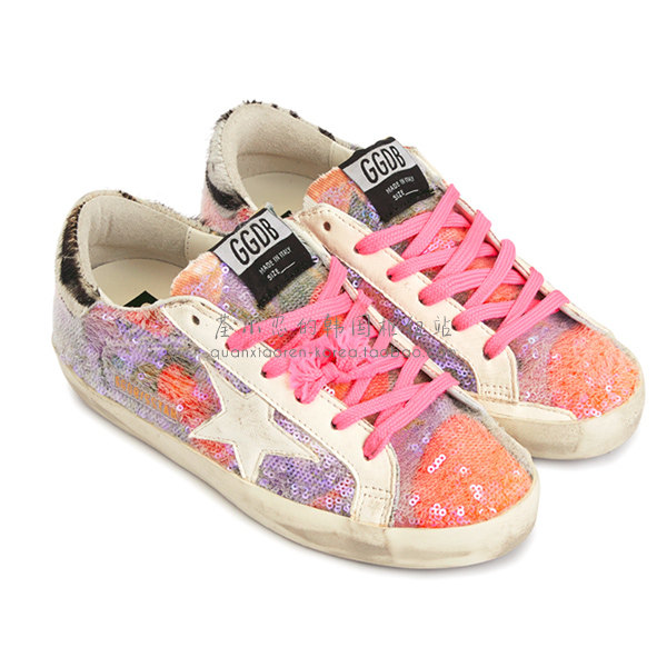 ggdb代购新款限量女鞋小脏亮片sstar休闲鞋运动鞋时尚休闲鞋