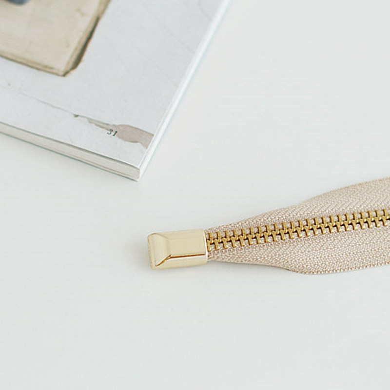 拉链五金件3号号码配件尾夹古扫金色其他