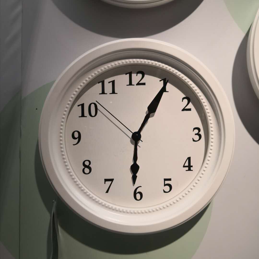 ikea宜家国内代购桑卓挂钟钟表挂墙家用时钟挂钟