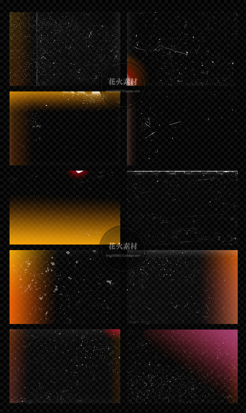 复古怀旧电影胶片刮痕纹理效果ps照片叠层设计素材