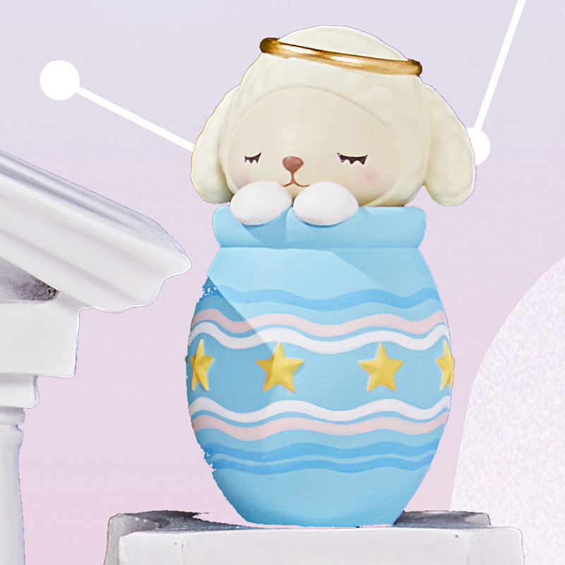 小姐十二星座幸运盲盒小羊公仔玩偶手办摆件不支持创意玩偶