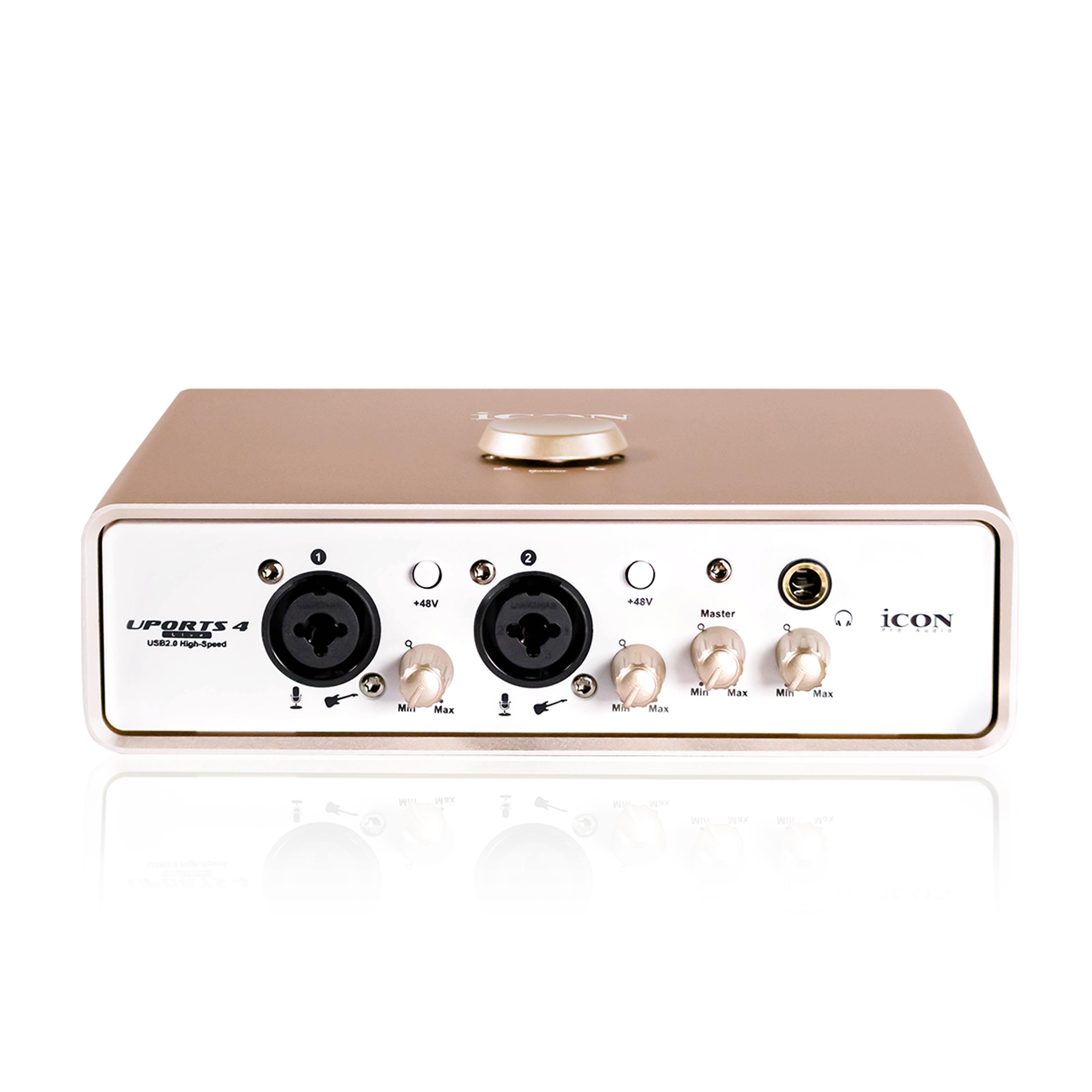 icon艾肯uports4uports4外置usb声卡录音播音主持声卡