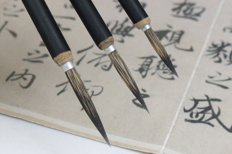 勾线毛笔绘画用品国画工具白描瘦金体毛鼠须勾线笔