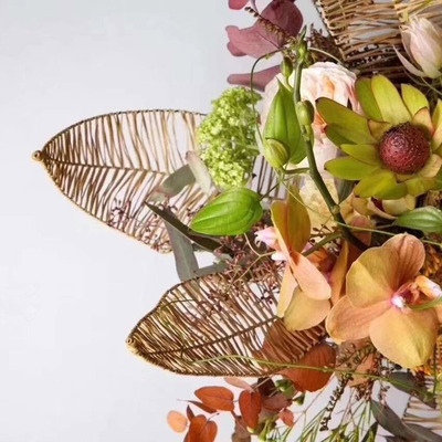 花喜爱花艺铁丝花束固定扎花材料手工diy绑花捆扎花店包花定型用