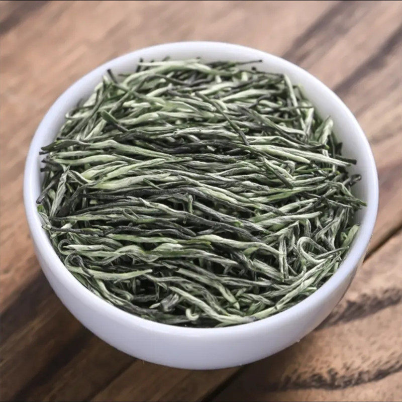 四川峨眉山绿茶毛尖醇香回甘绿毛峰50克罐装高山明前茶叶买一送一