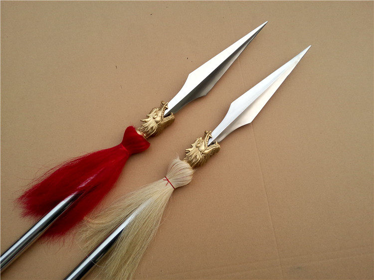 长枪大枪霸王枪不锈钢红缨枪长矛表演太极游龙枪包更多武术装备