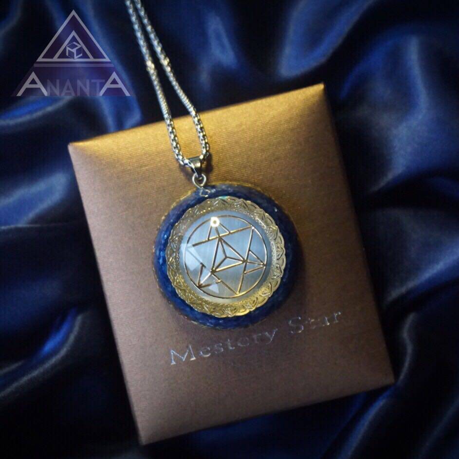 梅尔卡巴merkaba品牌原创水晶吊坠男女项链挂件项坠