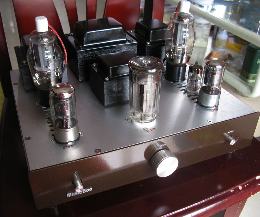 现货 曙光fu 全手工搭棚diy 29单端纯甲类电子管胆机功放 15w