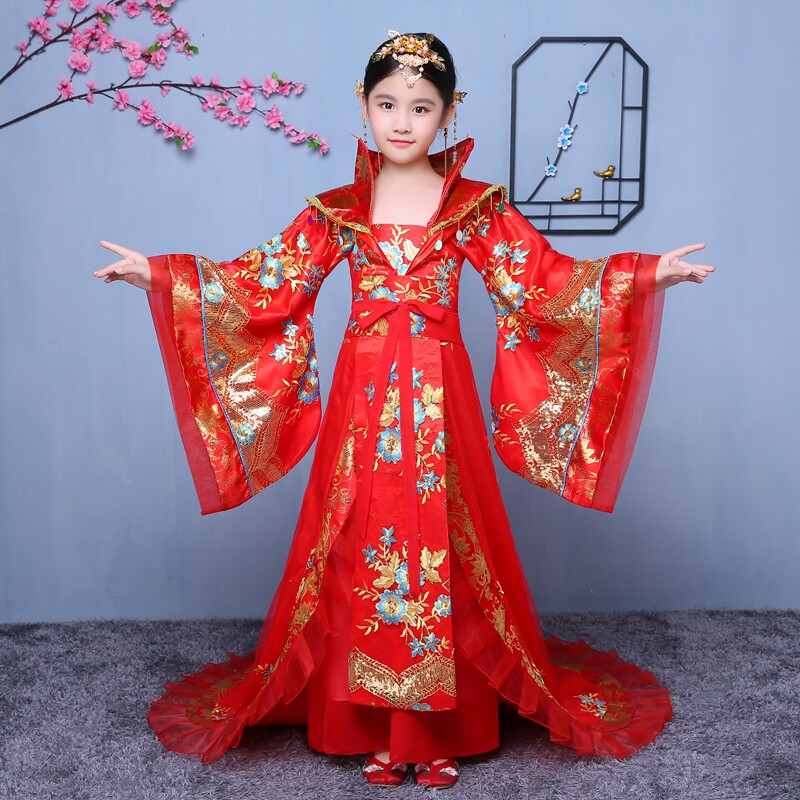 中国国风古装武则天汉唐宫廷皇后贵妃cos仙女民族服装