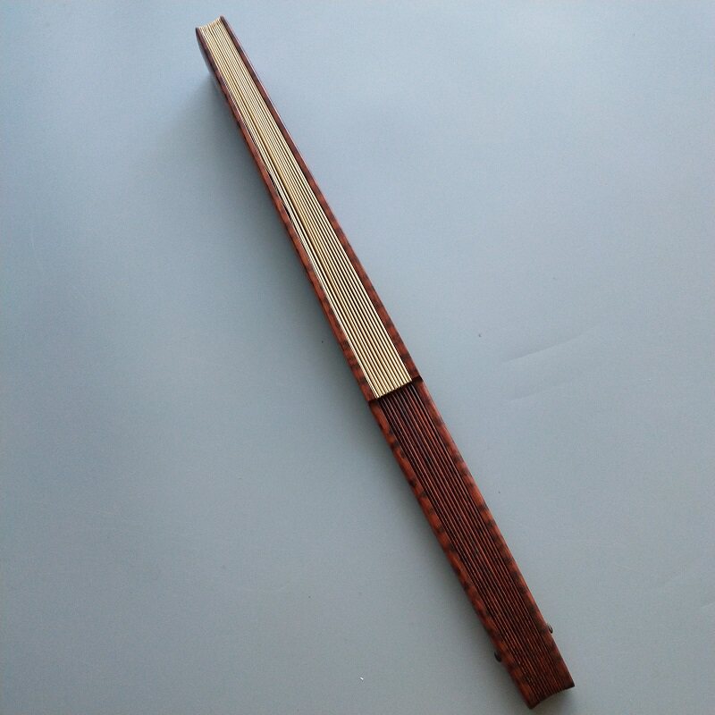 扇子10寸13方蛇纹木全精品文玩折扇手工空白扇子
