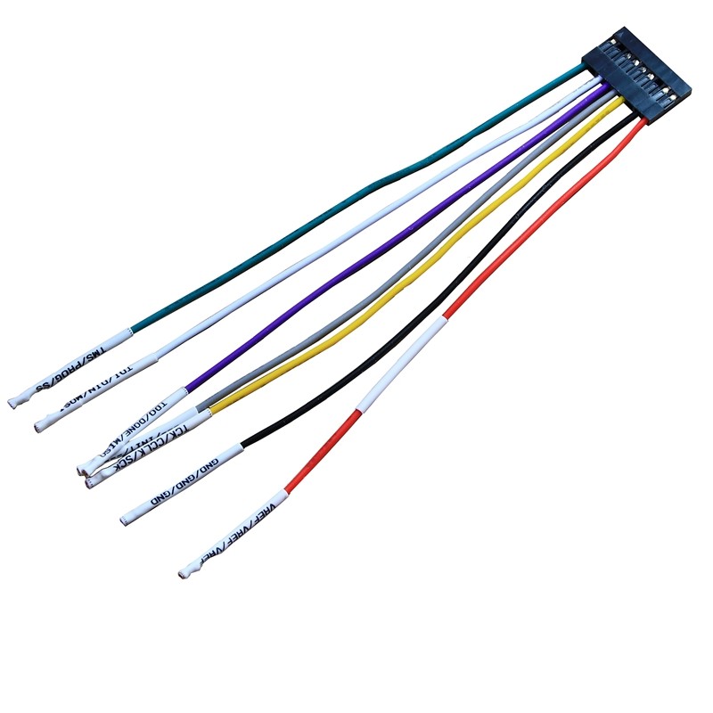 新品xilinxjtag下载杜邦2549p715cm镀金烧录器高连接线