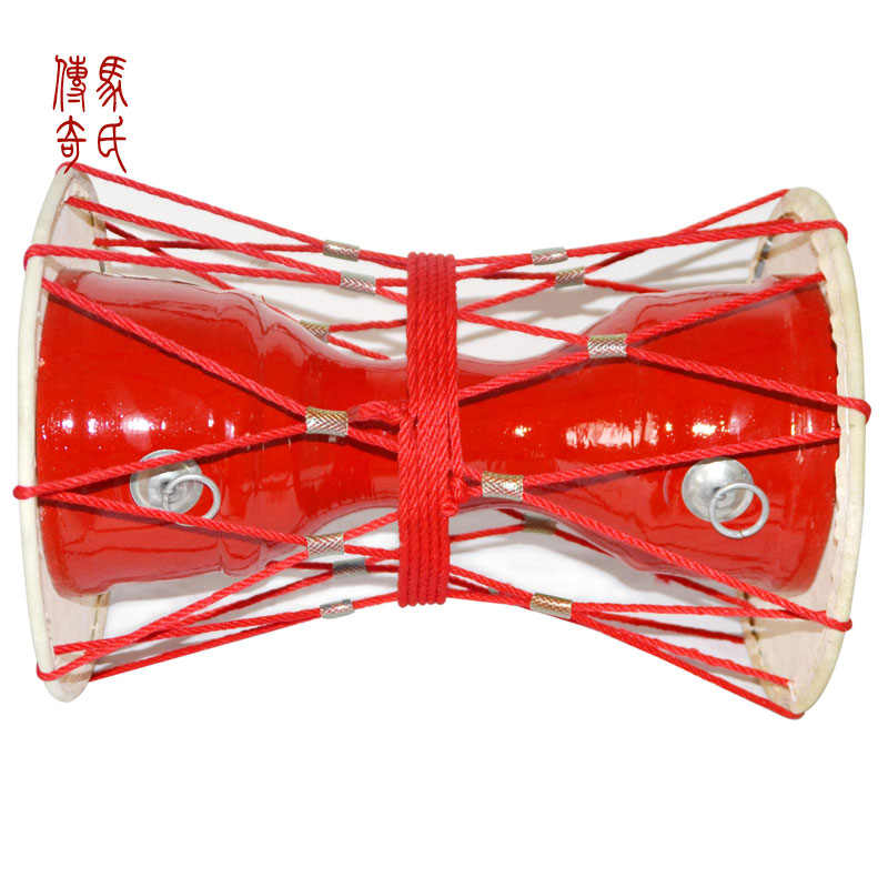 朝鲜马氏传奇9寸30cm40cm牛皮鼓拉绳鼓韩国腰鼓
