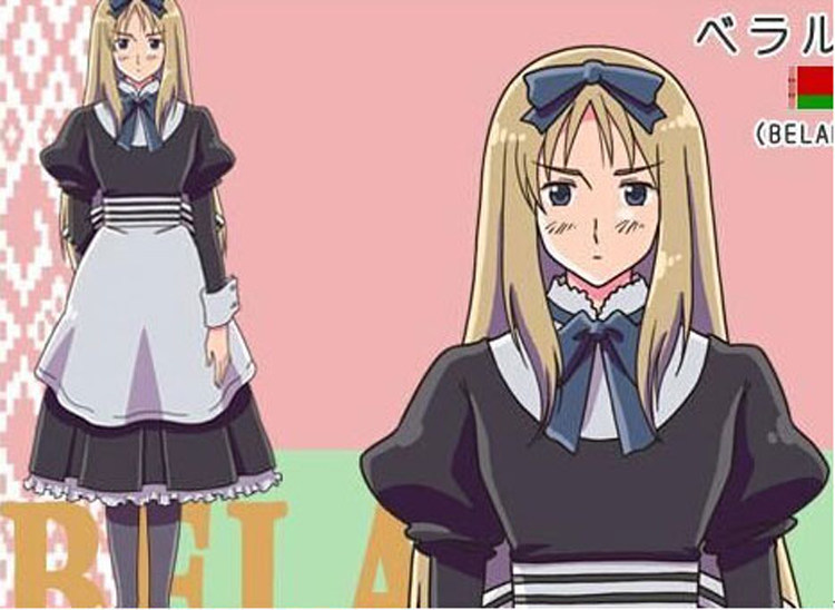 aph黑塔利亚拟人白俄罗斯娜塔莎女仆动漫cosplay衣服cosplay女装