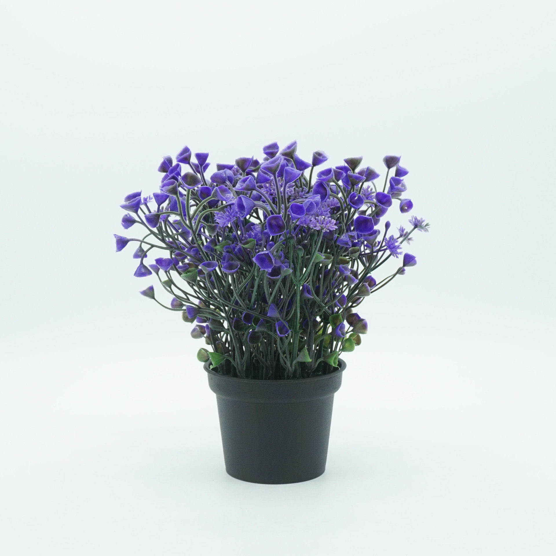 仿真新款花盆盆栽铃铛草小盆景塑料假花植物仿真花