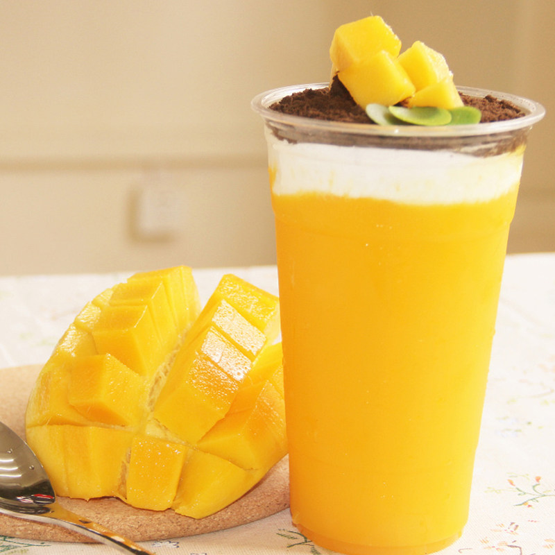 鲜活芒果茶酱 鲜活优果c 蜂蜜花果茶鲜活果肉饮料 刨冰奶茶专用