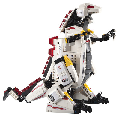 乐高积木哥斯拉大战金刚怪兽之王恐龙拼装玩具男孩子机械遥控模型建构